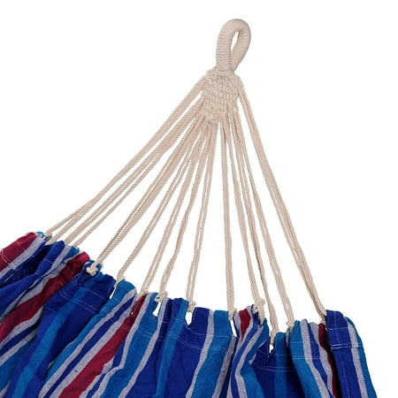 83/"x59/" 2 Person Hammock Hanging Bed Travel Camping Hiking Portable Cotton
